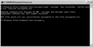 Command Line Encrypt screenshot